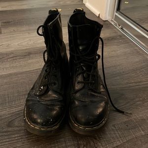 Dr. Martens 1460 Smooth Leather Lace Up Boots